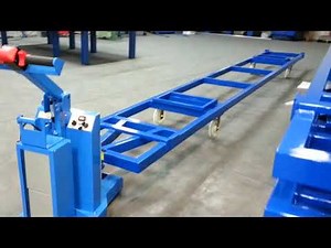 Tireur pousseur - Chariot de manutention pour charge lourde sur mesure - Civières de profils longs