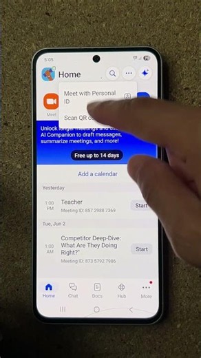 How to scan QR code in Zoom
