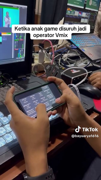 Anak Game Menjadi Operator Vmix
