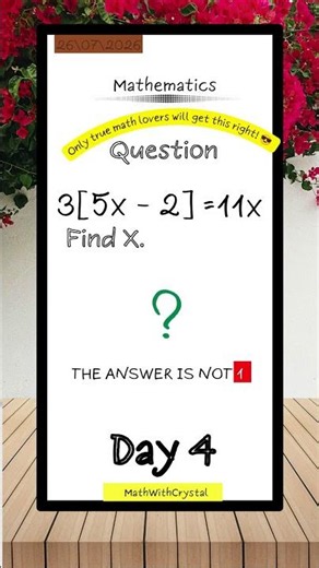 Crystal Teaches Math| Math Quiz for Everyone | What's Your Answer?