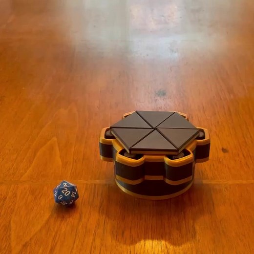 Innovative 3D Printed Dice Box Design for D&D Enthusiasts