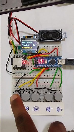 MP3 Player using Nano and DF mini player