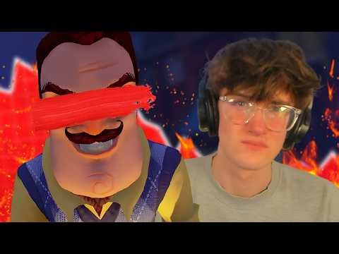 Hello Neighbor Is The WORST Horror Game OF ALL TIME...