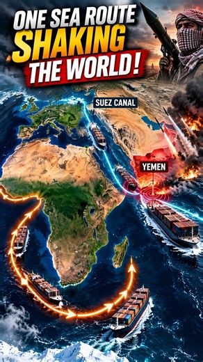 Red Sea Crisis: Why Cargo Ships Are Taking a HUGE Detour! 🚢 #Shorts