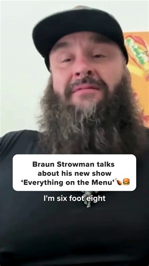 Hungry? Good. Get ready for 'Everything on the Menu' with WWE legend Braun Strowman. Watch the premiere of tonight on USA Network. | Sling TV