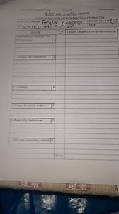 Practical lessons preparation sheetGr 10−12Consumer Studiesf... | Filo