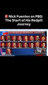🚨 Nick Fuentes on PBD: The Start of His Redpill Journey (What Happened) • In his interview with Patrick Bet-David, Nick Fuentes revealed that realizing non-white voters almost exclusively back Democrats was what began his redpill journey. • He explained that this demographic reality shattered the GOP’s “big tent” myth for him in 2016. (The Positives) • Candid look at the origins of Nick’s political evolution. • Sparks honest discussion about voting patterns and party loyalty. (The Concerns) • E