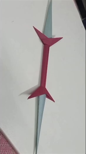 How to make amazing double kunai minato with paper #youtube #shorts #origami #artsandcrafts