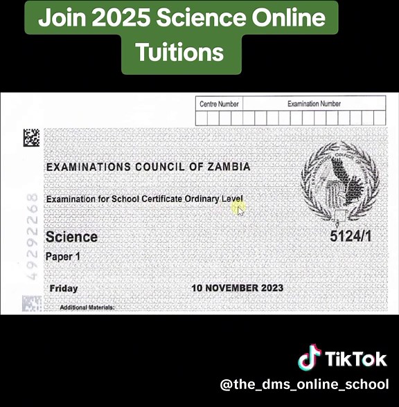 Join 2025 Science Online Tuitions for Success
