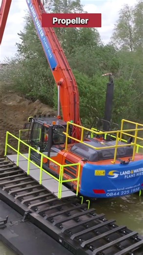 Amphibious Excavator: The Machine That Works on Land AND Water | #AmphibiousExcavator #Excavator