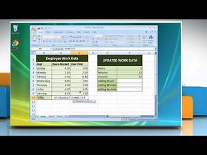 How to sum up time in Microsoft Excel