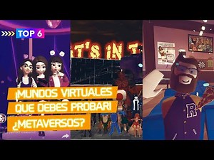 ¡Mundos virtuales o ¿metaversos? que debes probar! Roblox, VRchat y más! Parte 1