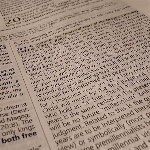 Revelation 20:1-2 ESV. Day 122. Verses and footnote in the description.