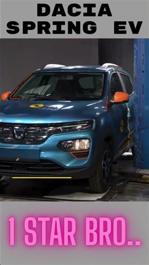 Would You Trust a Cheap 1-Star EV? Dacia Spring Crash Test