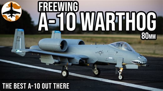 Freewing A-10 80mm Warthog: 1 year later review & best mods