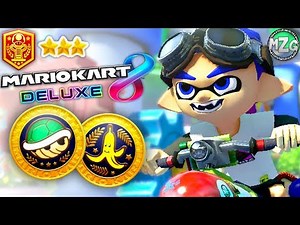 Shell Cup & Banana Cup! Inkling Boy! - Mario Kart 8 Deluxe Gameplay - Episode 8
