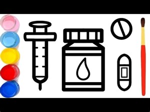 Coloring, Drawing and Painting Medical Necessities for Kids & Toddlers