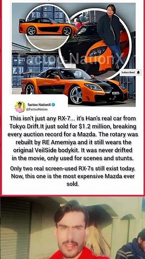 Han’s Legendary Tokyo Drift RX-7 Just Sold for $1.2 Million — The Most Expensive Mazda Ever