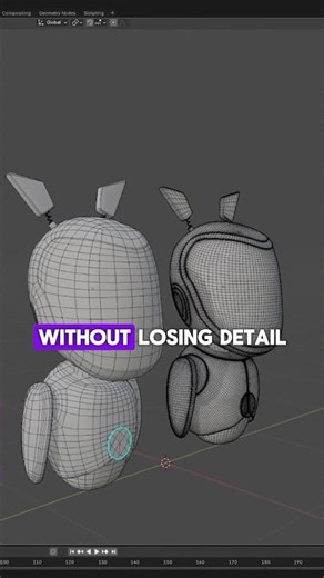 How Games Fake Detail (Tutorial) #3dmodeling #blender