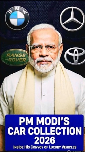 PM Modi Ki Car Collection 2026 😱 | ₹100+ Crore Convoy #pmmodi #narendramodi #shorts #luxurycars