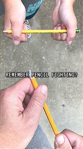 Who used to pencil fight back in the day? 💥✏️ We had some legendary matches at recess in elementary school in the 80s. No bracing! #80s #nostalgia #memories #oldschool #80snostalgia #throwback | Rerun The 80s