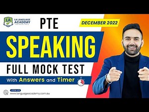 PTE Speaking | Full Mock Test with Answers | December 2022 | LA Language academy PTE NAATI IELTS