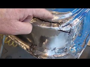 GMC Squarebody door rust repair. Part 3