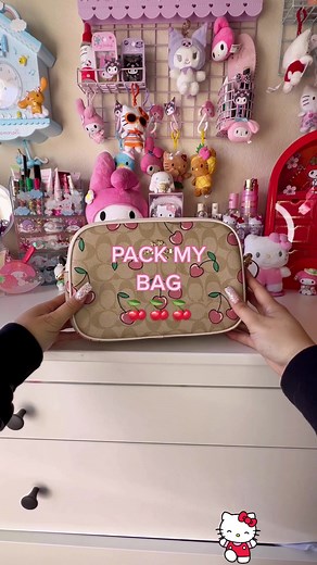 Coach Cherries Purse Packing - Hello Kitty & Sanrio Vibes