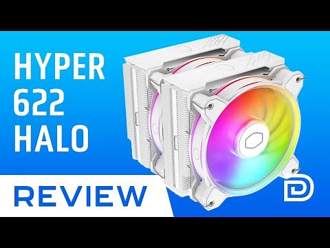 Cooler Master Hyper 622 Halo White CPU Cooler | Powerful Cooling Redefined!