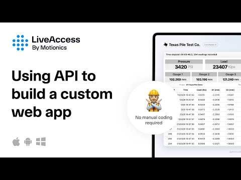 Using LiveAccess API to Build PileSense AppMirror – Demo