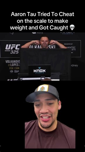 He was the only one to miss weight 😭 #fyp #ufc #mma #fypシ | aaron