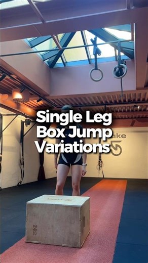 Single Leg Box Jump Variations - Front/Side/Rotation #singleleg #boxjumps #variations #exercise