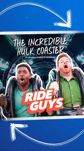 Unleash your inner Hulk with the Ride Guys as they smash their way through this zero-gravity science experiment. Check it out in our bio! | Universal Orlando Resort