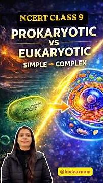 |🔬Prokaryotic vs Eukaryotic Cells | Class 9 NCERT Explained💯|Cell -The Fundamental unit of life|