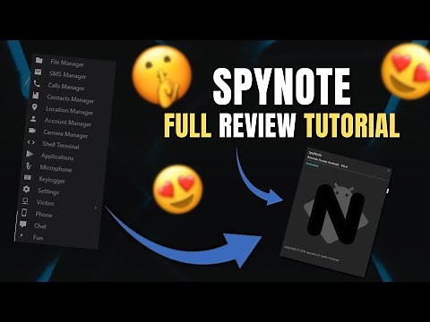 SpyNote(RAT) Full Review Tutorial - Gain Access on Any Android - SpyNote Tutorial