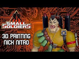 Small Soldiers – 3D Printed Nick Nitro Statue