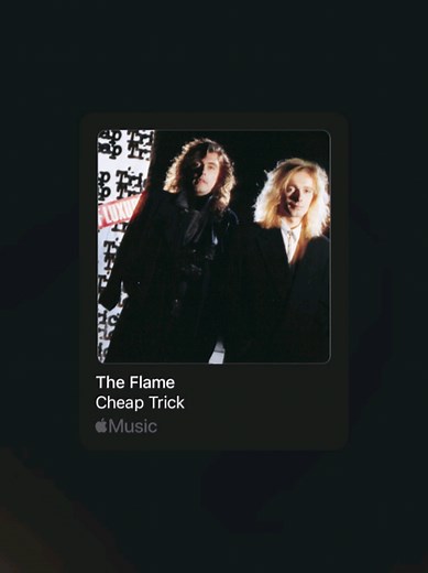 The Flame by Cheap Trick - Full Lyrics and Video