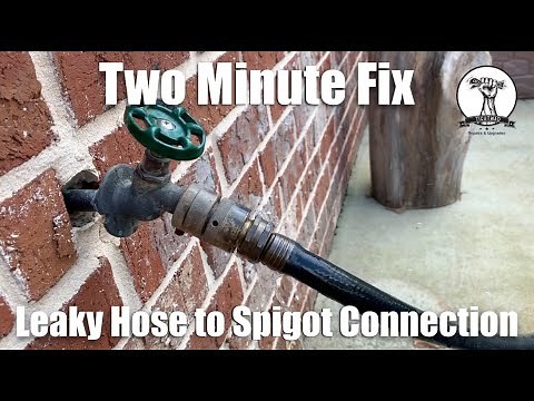 EASY: Fix Leaky Garden Hose to Spigot Connection | Water Hose Leak | Fix a Leaky Garden Hose