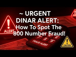🚨 EXPOSED: The 800 Number Iraqi Dinar Scam Is A LIE! 🚨