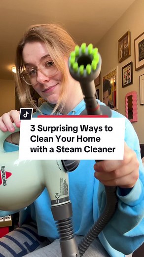 Who knew a steam cleaner was so useful? #cleaningtips #steamcleaning #homecleaning