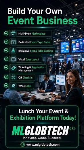 🚀 Launch Your Own Event & Exhibition Platform | White Label Solution