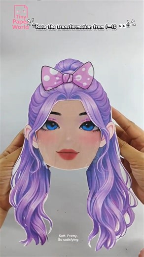 ASMR Squishy Face Makeover ✨ So Satisfying #roblox #blindbag #paperdiy