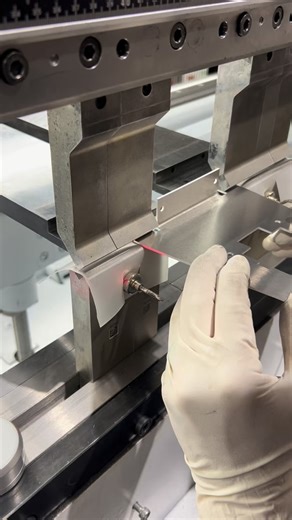 9.1K views · 557 reactions | Material: Laser Cut 0.063” 5052 Aluminum Finishing: No Finish Post-Ops: Bending (10mm lower die, 1mm punch) Deets: simple part with some overlapping flanges. We recommend a 0.010” air gap between the two flanges to allow some room for the bends. With proper bend sequence they come out  Laser cut parts delivered to your door. #Laserbros #manufacturing #laser #bending #madeinusa | Laser Bros | Facebook