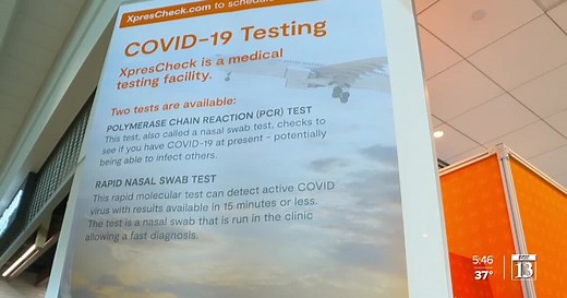 COVID-19 testing site opens in Salt Lake City Int'l Airport
