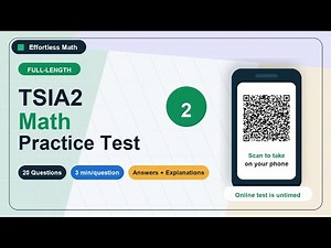 Full-Length TSIA2 Math Practice Test 2 | 20 Questions with Answers & Explanations