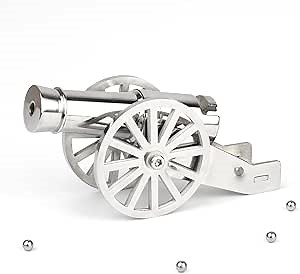 Mini Napoleon Cannon with Pellets Mini Cannon Model Rare Military Collection Desktop Decoration