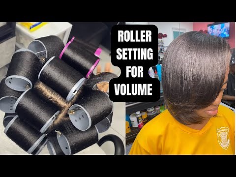 How to do an on base roller set | over-direction + equal-tension = proper roller setting
