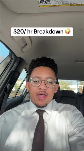 The long awaited breakdown. Here’s what $20/hr actually comes to #costofliving #jobsearch #minimumwage #economy #america