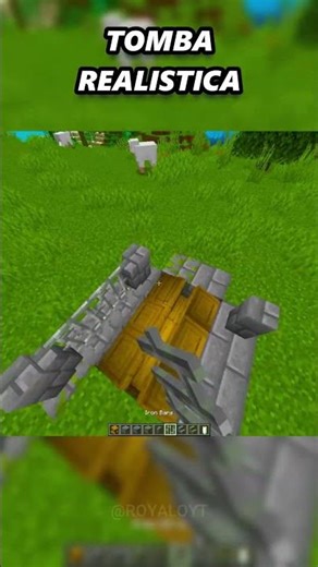 TOMBA REALISTICA SU MINECRAFT #minecraft #gaming #memes #minecraftbuilding #minecrafttutorial