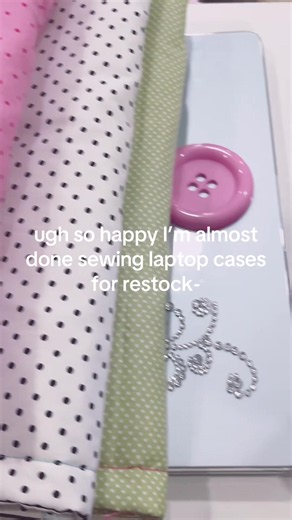 Janome Sewing Rant: Finishing Laptop Cases for Restock